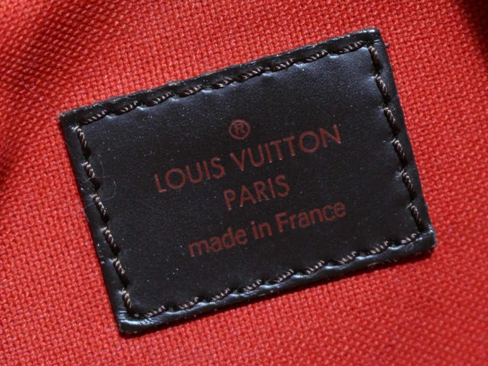 LOUIS VUITTON Bloomsbury Crossbody Bag Damier Ebene Brown LV